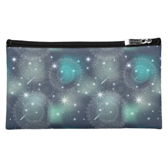 Floral luxury mandala pattern cosmetic bag