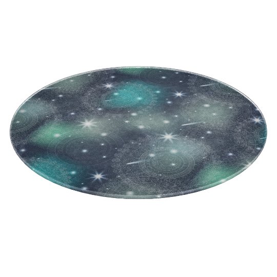 Floral luxury mandala pattern cutting board