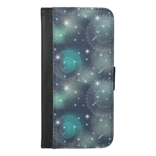 Floral luxury mandala pattern iPhone 6/6s plus wallet case