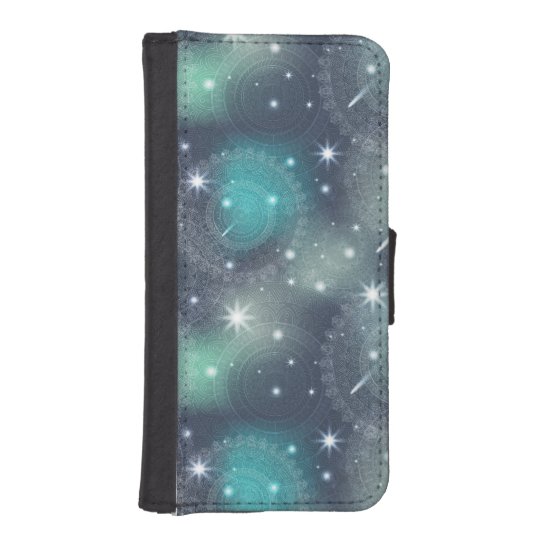 Floral luxury mandala pattern iPhone SE/5/5s wallet case