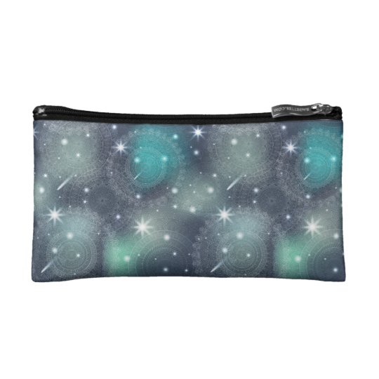 Floral luxury mandala pattern makeup bag