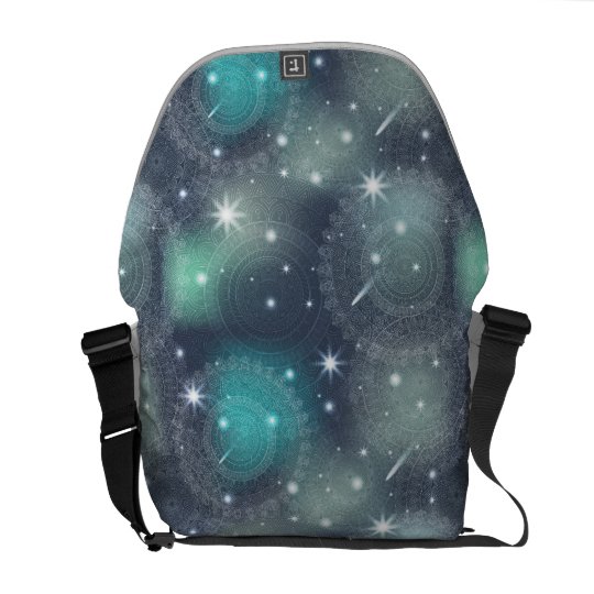 Floral luxury mandala pattern messenger bags
