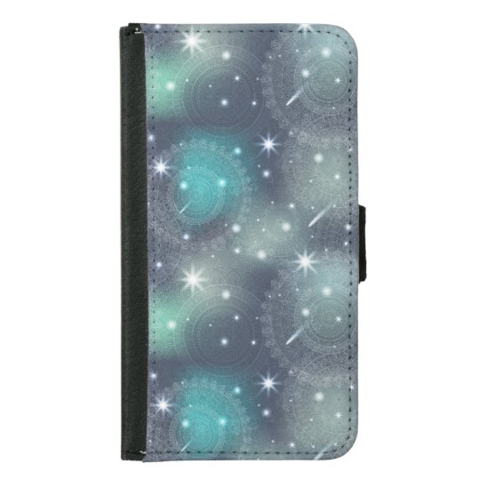 Floral luxury mandala pattern samsung galaxy s5 wallet case