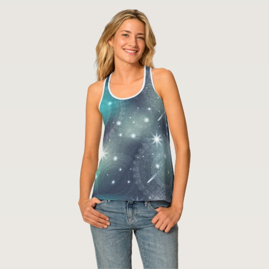 Floral luxury mandala pattern singlet