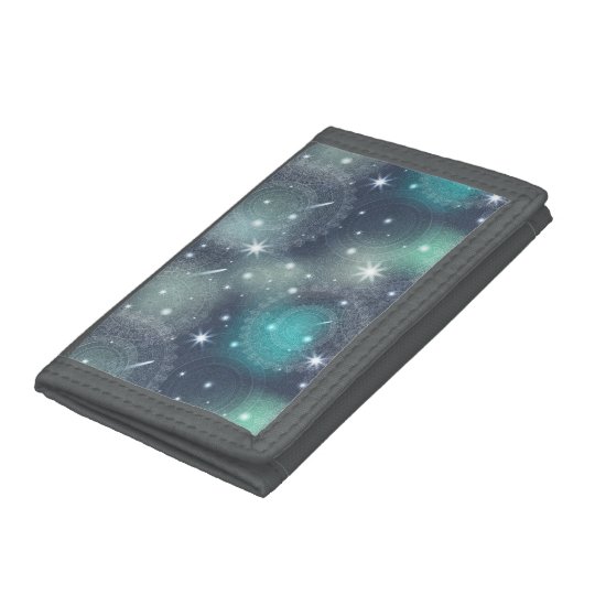 Floral luxury mandala pattern trifold wallets