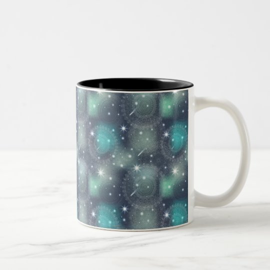 Floral luxury mandala pattern Two-Tone coffee mug
