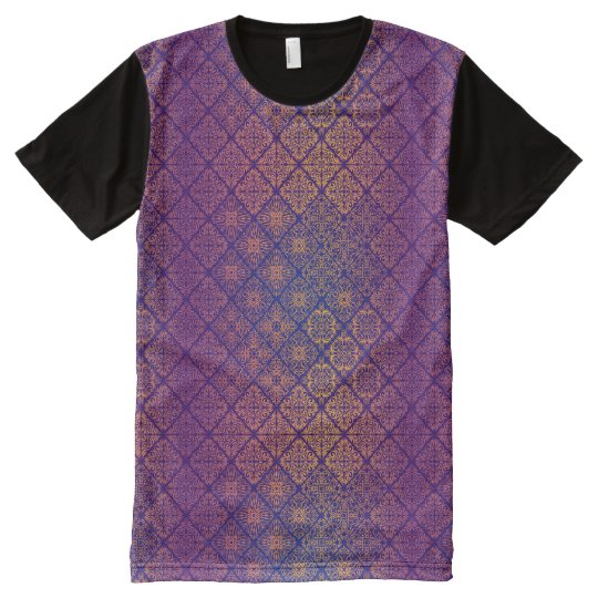 Floral luxury royal antique pattern All-Over print T-Shirt