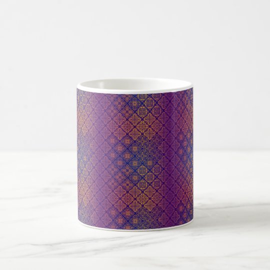 Floral luxury royal antique pattern coffee mug