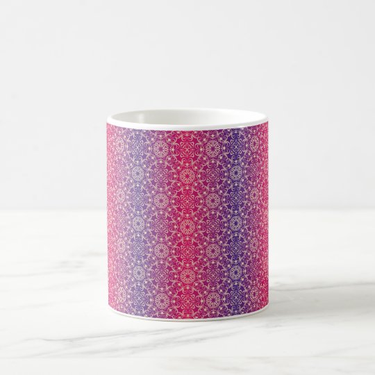 Floral luxury royal antique pattern coffee mug