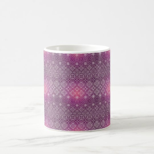 Floral luxury royal antique pattern coffee mug