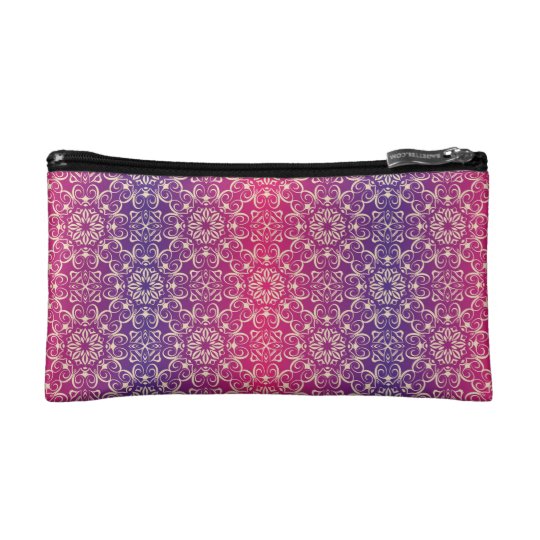 Floral luxury royal antique pattern cosmetic bag