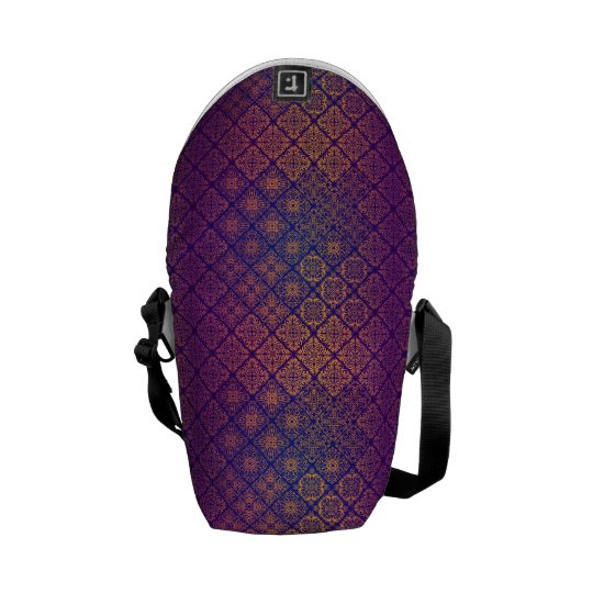 Floral luxury royal antique pattern courier bags