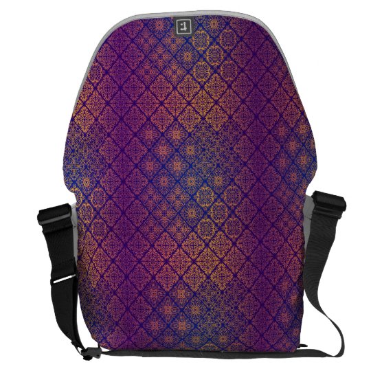 Floral luxury royal antique pattern courier bags