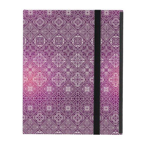 Floral luxury royal antique pattern iPad folio case