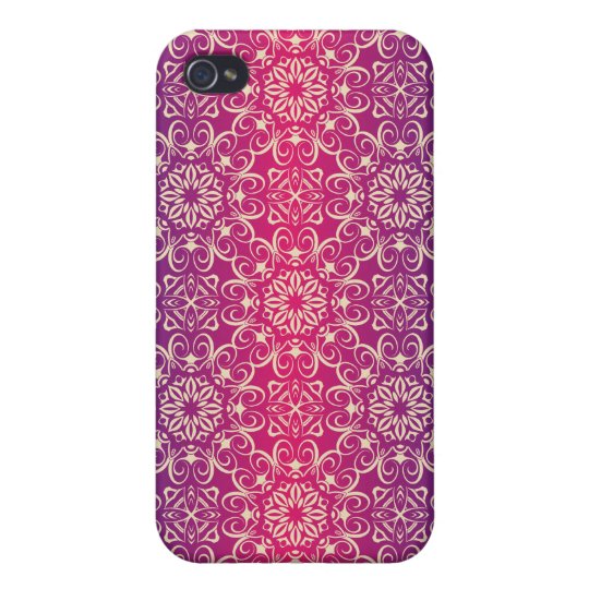 Floral luxury royal antique pattern iPhone 4/4S cover