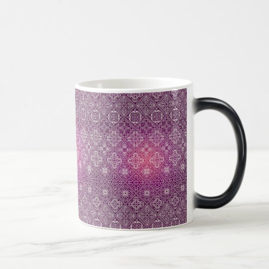 Floral luxury royal antique pattern magic mug
