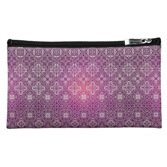 Floral luxury royal antique pattern makeup bag