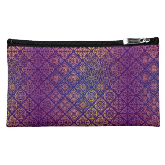 Floral luxury royal antique pattern makeup bag