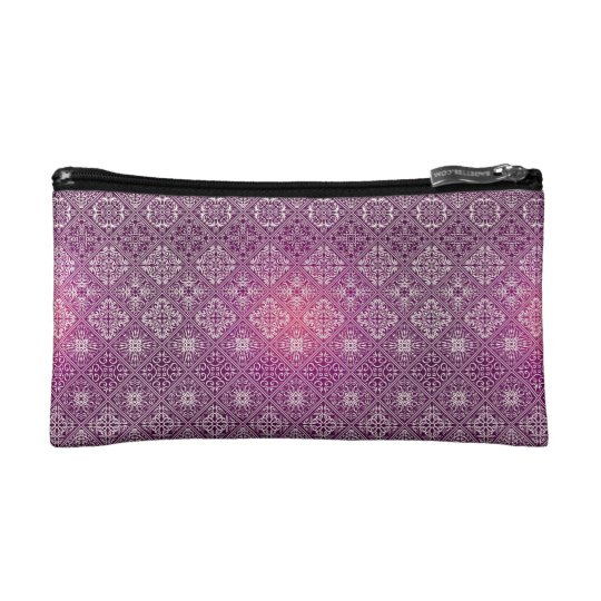 Floral luxury royal antique pattern makeup bag