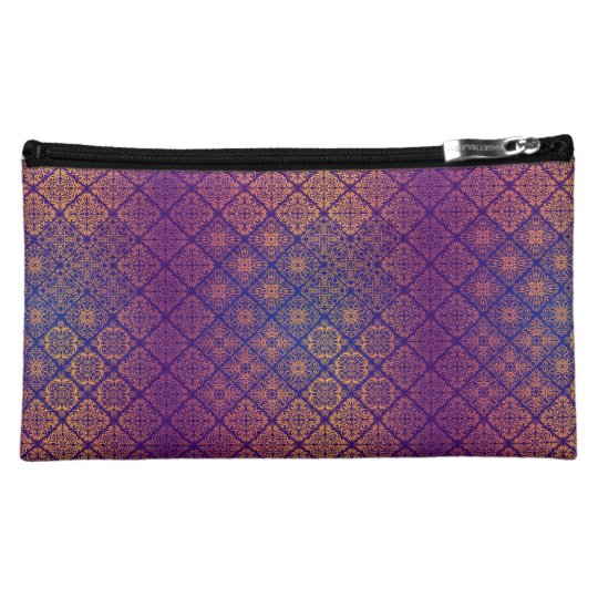 Floral luxury royal antique pattern makeup bag