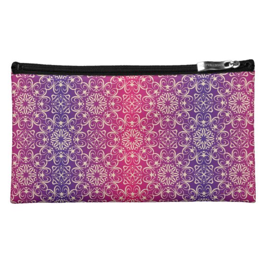 Floral luxury royal antique pattern makeup bag