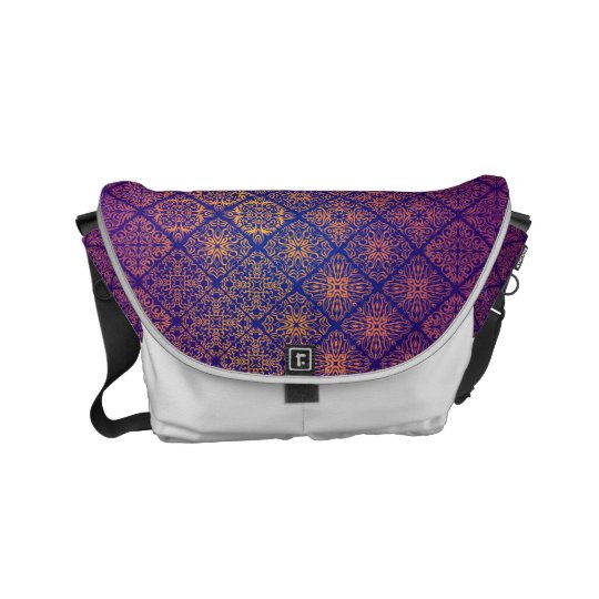 Floral luxury royal antique pattern messenger bag
