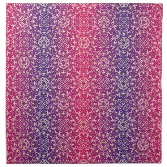 Floral luxury royal antique pattern napkin