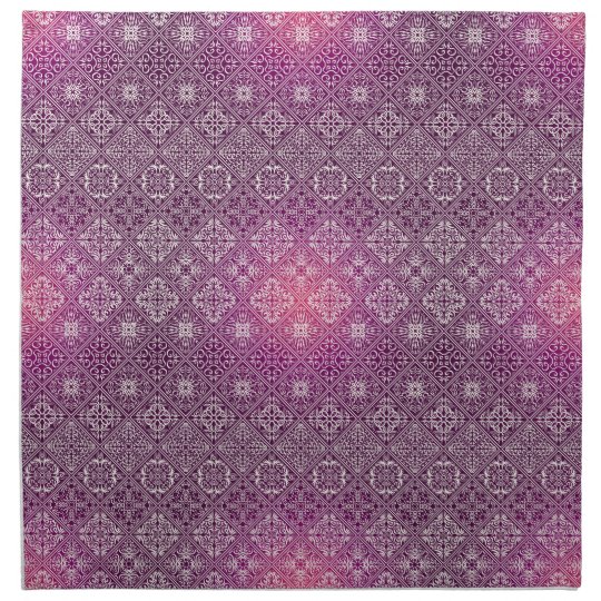 Floral luxury royal antique pattern napkin