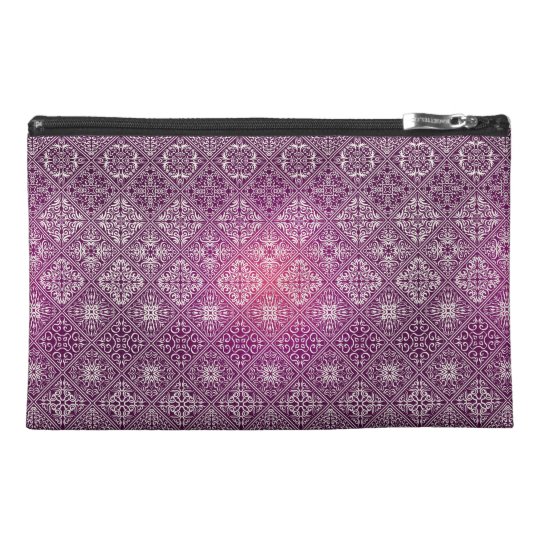 Floral luxury royal antique pattern travel accessory bag