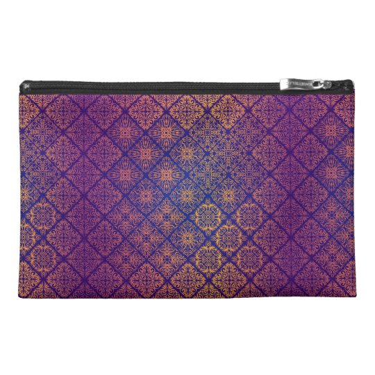 Floral luxury royal antique pattern travel accessory bag