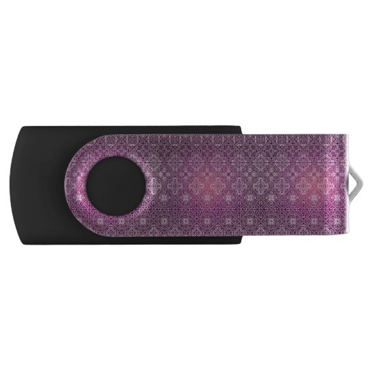 Floral luxury royal antique pattern USB flash drive
