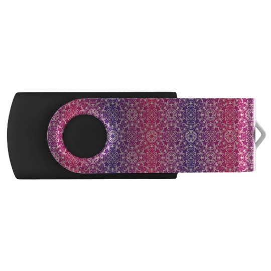 Floral luxury royal antique pattern USB flash drive