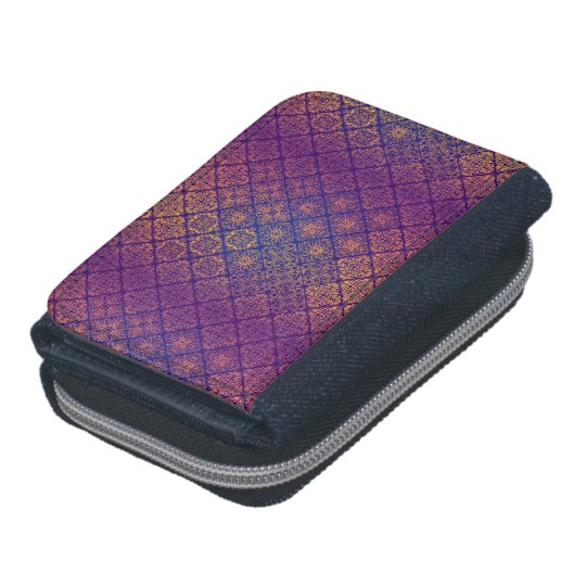Floral luxury royal antique pattern wallet