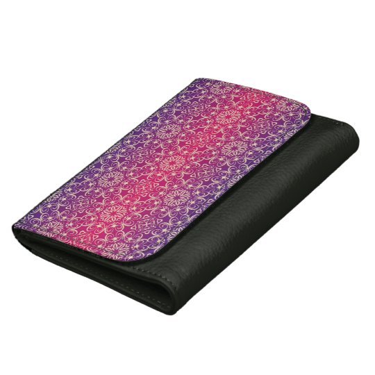 Floral luxury royal antique pattern women's wallets