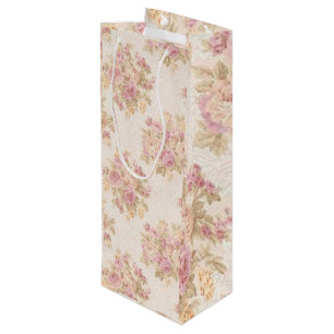 Floral Luxury Wine Gift Bag
