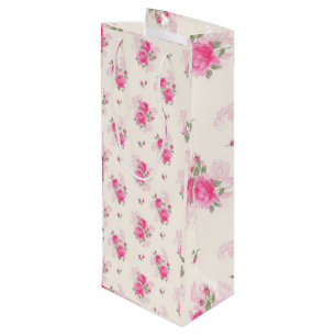 Floral Luxury Wine Gift Bag