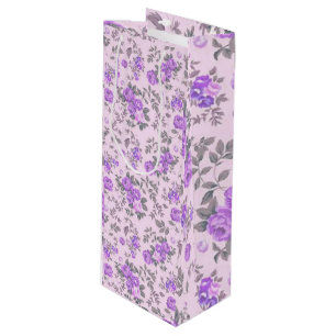 Floral Luxury Wine Gift Bag