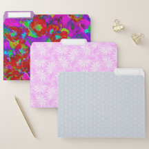 Floral Magic File Folders