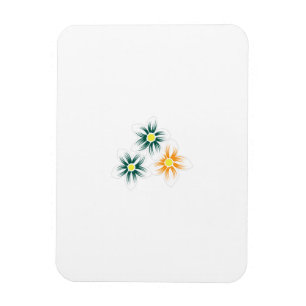 Floral Magnet Vibrant Charm Home Décor Gift