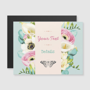 Floral Magnetic Invitation