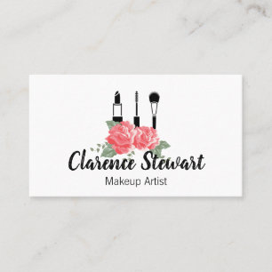 Floral / Makeup Kit Business Card