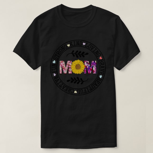 Floral Mama 2 T-Shirt (Design Front)