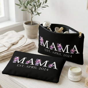 Floral Mama New Mum Text Accessory Pouch