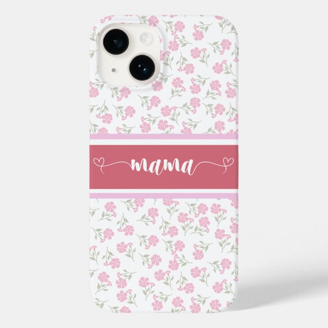 Floral “Mama” Phone Case (Back)