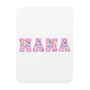 Floral Mama Retro Mum Boho Mother  Magnet
