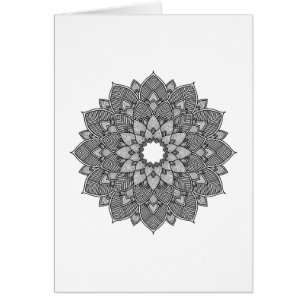 Floral Mandala Adult Colouring