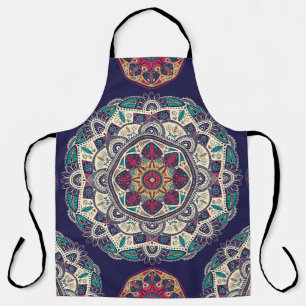 Floral Mandala: Ornamental Vintage Seamless Apron