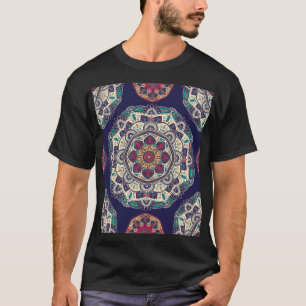 Floral Mandala: Ornamental Vintage Seamless T-Shirt