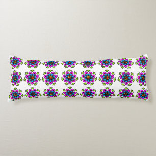 Floral Mandala Pattern Body Cushion