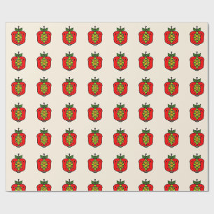 Floral Mandala Pattern Wrapping Paper